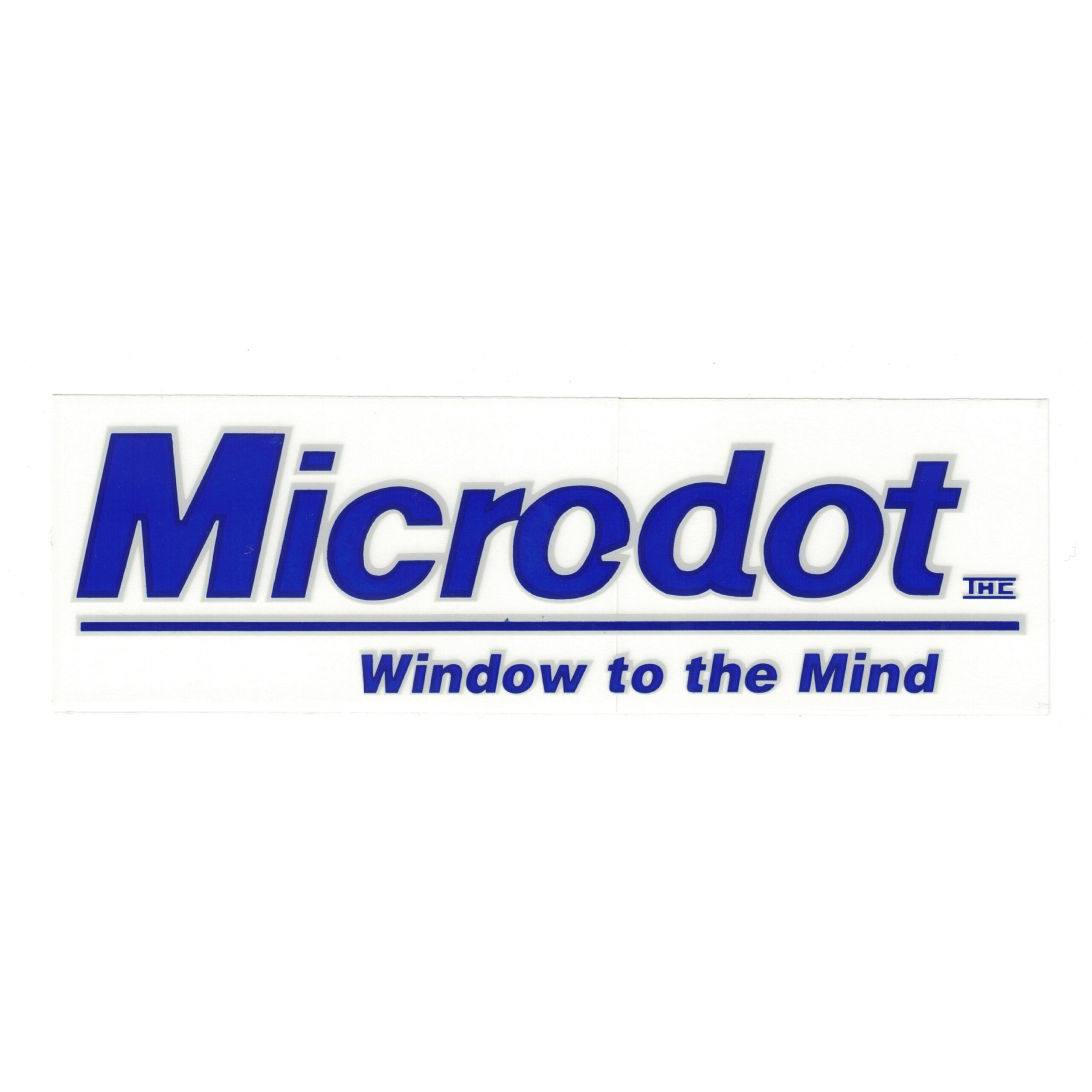 THC MS Windows Microdot Window to the Mind